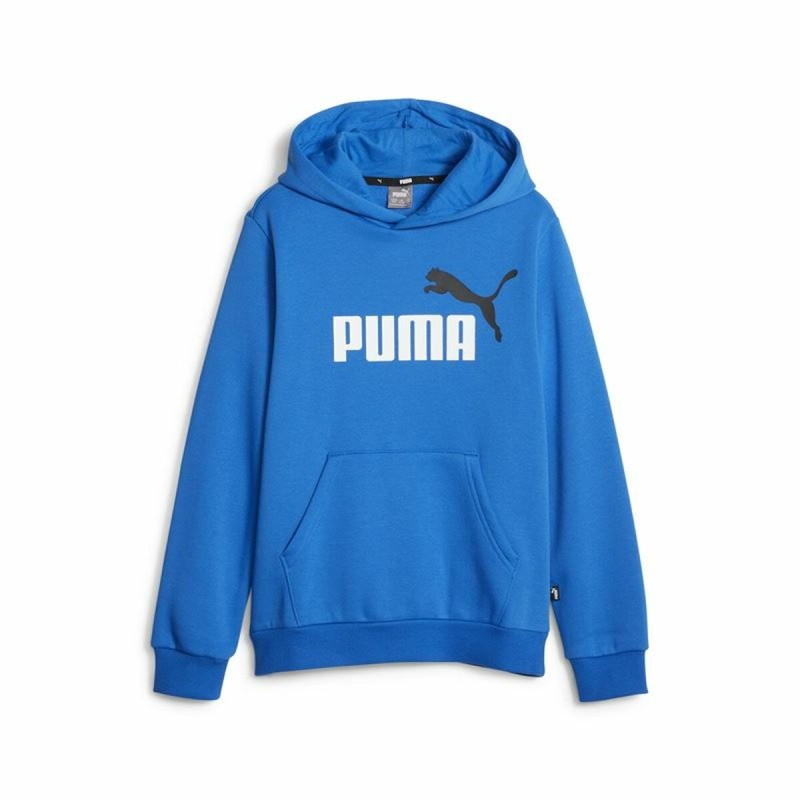 Camisola Infantil Puma Ess+ 2 Col Big Logo Azul