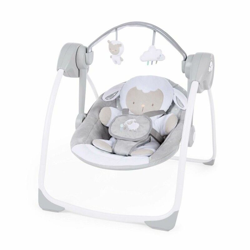 Ingenuity|Rede para Bebé Ingenuity Cuddle Lamb Compacto Cinzento Ingenuity|Rede para Bebé Ingenuity Cuddle Lamb Compacto Cinzento