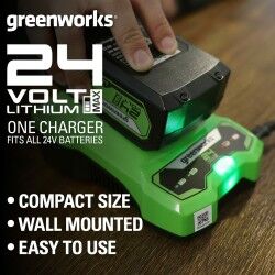 Greenworks|Bateria de lítio recarregável Greenworks 2932407 220-240 V
