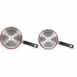 Livoo|Conjunto de Tachos Livoo Vermelho Silicone 2 Peças (2 Unidades)