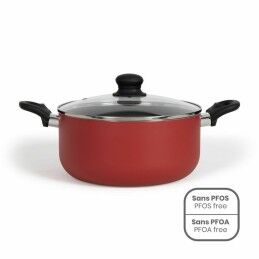 Livoo|Caçarola Livoo Vermelho Ø 24 cm 4 L