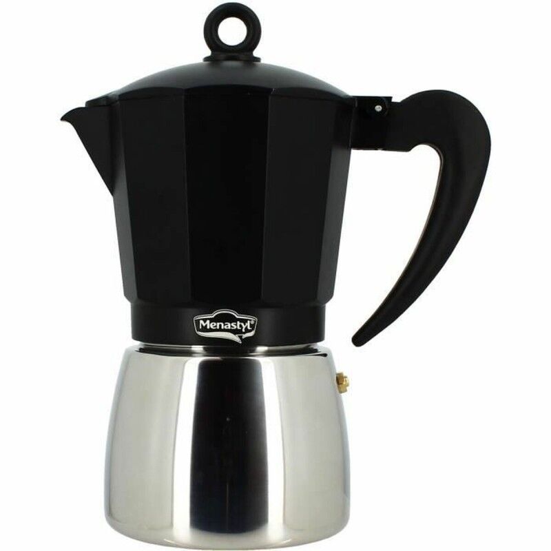 Menastyl|Cafeteira Italiana Menastyl Alumínio 9 Copos 6 Copos Menastyl|Cafeteira Italiana Menastyl Alumínio 9 Copos 6 Copos