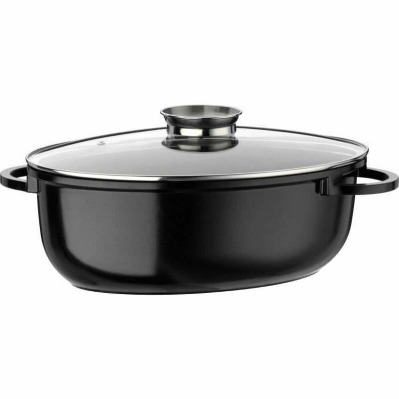 GSW|Caçarola com Tampa GSW 410571 noir Alumínio 8 L