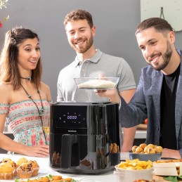 Fritadeira de Ar com Balança InnovaGoods Fryinn Balance 5000 Preto 1500 W 5 L Aço inoxidável