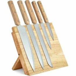 Quttin|Cutelo de Cozinha Quttin Sybarite Preto Prateado 17,5 cm (6 Unidades)