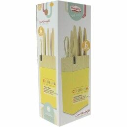 Menastyl|Conjunto de Facas Menastyl Amarelo Polipropileno 6 Peças (6 Unidades)