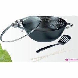 GSW|Frigideira Wok GSW Aço Aço forjado Ø 32 cm 4 Peças