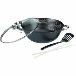 GSW|Frigideira Wok GSW Aço Aço forjado Ø 32 cm 4 Peças