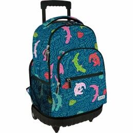 Mickey Mouse Clubhouse|Mochila Escolar com Rodas Mickey Mouse Clubhouse Only one Azul Marinho 33 x 42 x 14 cm