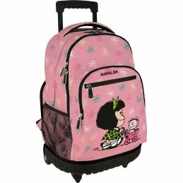 BlackFit8|Mochila Escolar com Rodas Evolution BlackFit8 Oxford Azul escuro (32 x 42 x 15 cm)