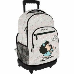 Moos|Mochila Escolar Moos Flores Multicolor 32 x 42 x 15 cm