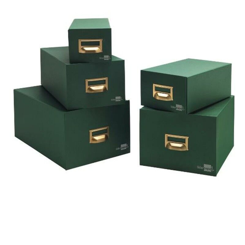 Liderpapel|Arquivador recarregável Liderpapel TV05 Verde Tecido Liderpapel|Arquivador recarregável Liderpapel TV05 Verde Tecido