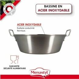 Menastyl|Recipiente para Conservar Alimentos Menastyl 40,5 cm Prateado Retangular