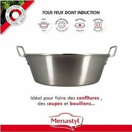 Menastyl|Recipiente para Conservar Alimentos Menastyl 40,5 cm Prateado Retangular