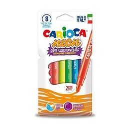 Carioca|Conjunto de Marcadores Fluorescentes Carioca Neon Multicolor (24 Unidades)