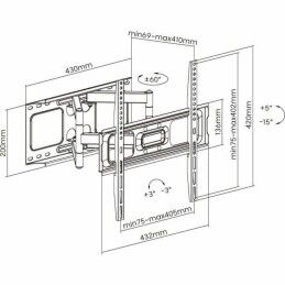 STELL|Suporte TV STELL SHO 5610 32"-70"