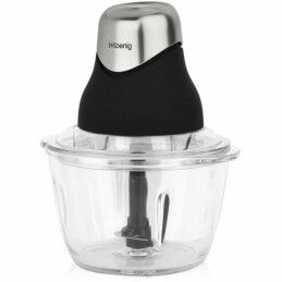 Hkoenig|Picadora Hkoenig LEO8 Preto Cromo Vidro Aço inoxidável 1 L