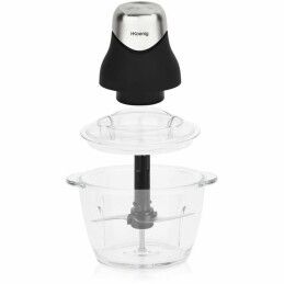 Hkoenig|Picadora Hkoenig LEO8 Preto Cromo Vidro Aço inoxidável 1 L