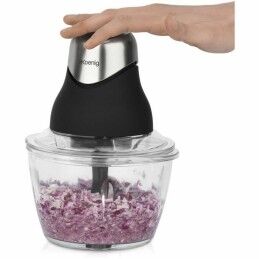 Hkoenig|Picadora Hkoenig LEO8 Preto Cromo Vidro Aço inoxidável 1 L