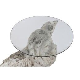 DKD Home Decor|Mesa de apoio DKD Home Decor Cinzento Cristal Magnésio 96 x 52 x 62 cm