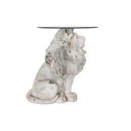 DKD Home Decor|Mesa de apoio DKD Home Decor Cinzento Cristal Magnésio 96 x 52 x 62 cm