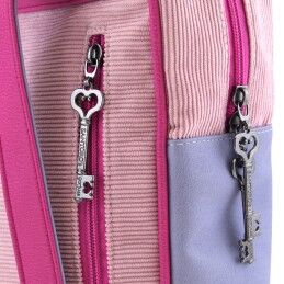 Gorjuss|Mochila Gorjuss Cheshire cat Cor de Rosa Roxo (27 x 10 x 37 cm)