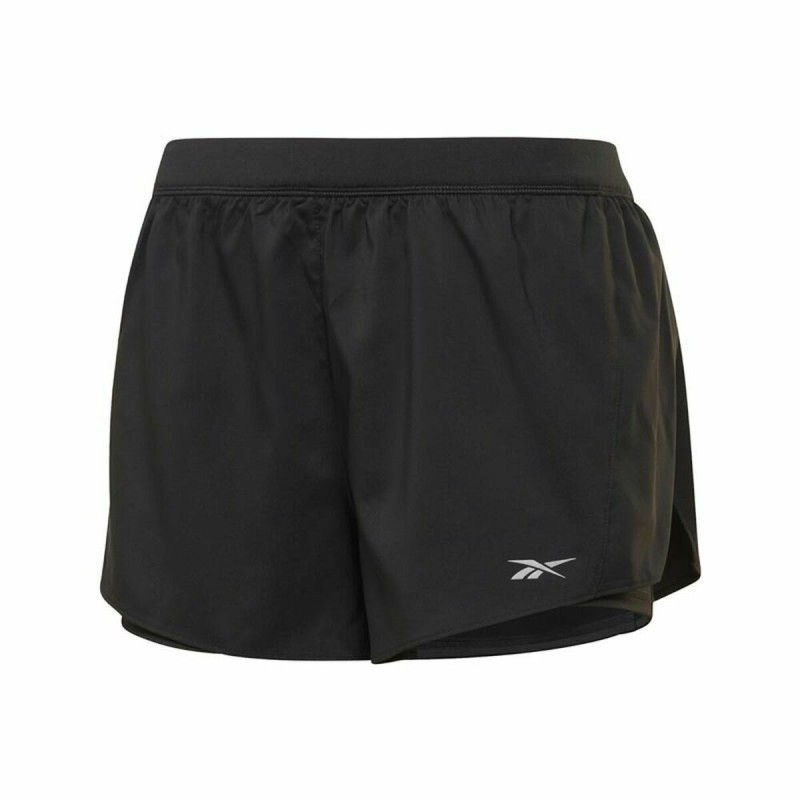 Calções de Desporto para Mulher Reebok Running Essentials 2 em 1 Preto Mulher