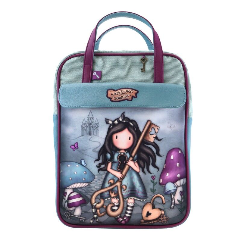 Gorjuss|Mochila Gorjuss Curiosity Cinzento Verde (27 x 10 x 37 cm) Gorjuss|Mochila Gorjuss Curiosity Cinzento Verde (27 x 10 x 37 cm)