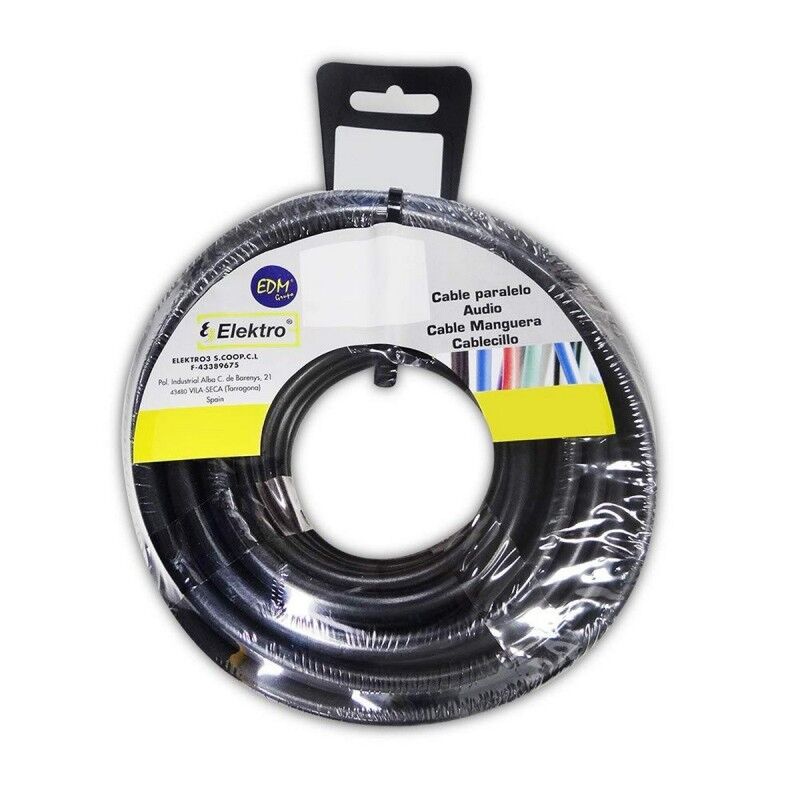 EDM Product|Cabo Coaxial Antena TV EDM 28313 Preto 20 m 2 x 1,5 mm EDM Product|Cabo Coaxial Antena TV EDM 28313 Preto 20 m 2 x 1,5 mm