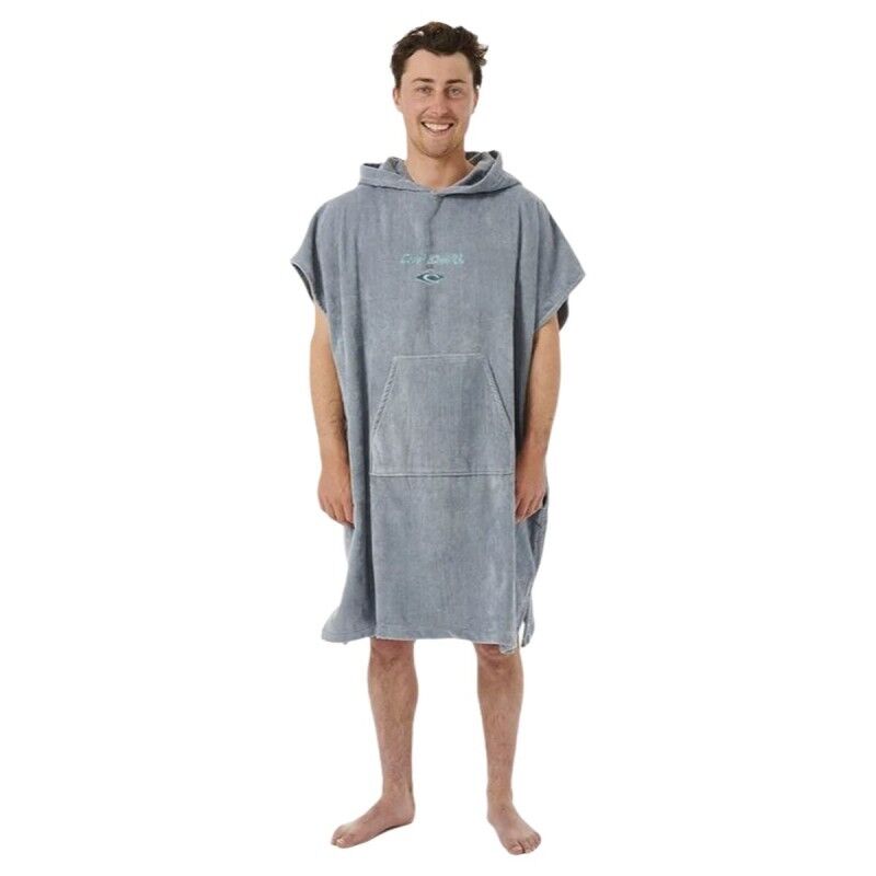 Rip Curl|Poncho-Toalha com Capuz Rip Curl Logo Azul