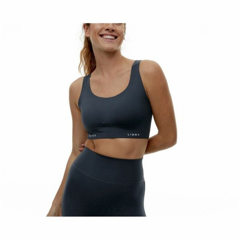 Black Limba|Top Desportivo de Mulher Black Limba LGONGR Cinzento escuro Black Limba|Top Desportivo de Mulher Black Limba LGONGR Cinzento escuro