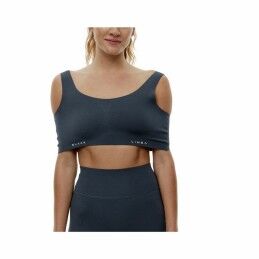 Black Limba|Top Desportivo de Mulher Black Limba LGONGR Cinzento escuro