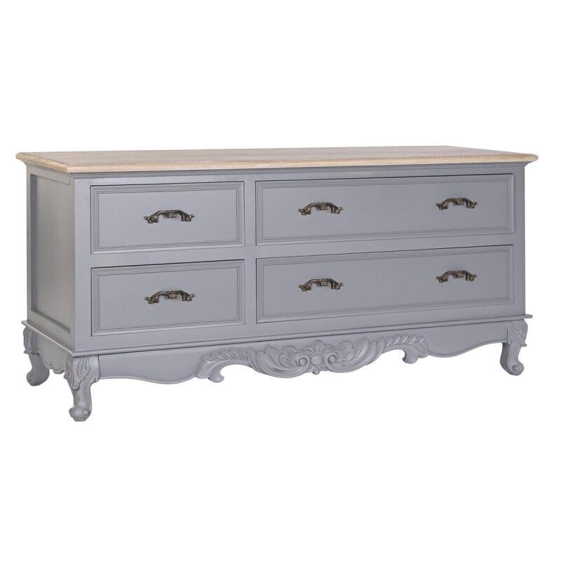 DKD Home Decor|Móvel de TV DKD Home Decor Cinzento Natural 120 x 40 x 56.5 cm 120 x 40 x 56,5 cm DKD Home Decor|Móvel de TV DKD Home Decor Cinzento Natural 120 x 40 x 56.5 cm 120 x 40 x 56,5 cm