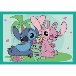 Clementoni|Puzzle Clementoni Stitch (4 Unidades)