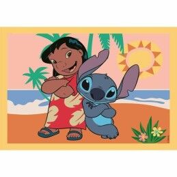 Clementoni|Puzzle Clementoni Stitch (4 Unidades)