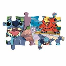Clementoni|Puzzle Clementoni Stitch 104 Peças (4 Unidades)