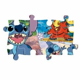 Clementoni|Puzzle Clementoni Stitch 104 Peças (4 Unidades)