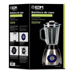 EDM Product|Batedora de Copo EDM 07678 Preto 550 W 1,5 L
