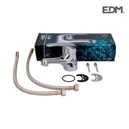 EDM Product|Torneira Monocomando EDM 01160 Aço inoxidável Latão 100 x 110 mm