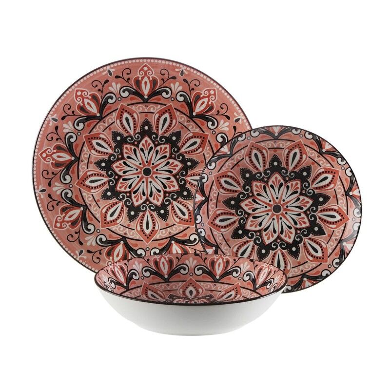 Versa|Louça Versa Cor de Rosa Porcelana 18 Peças