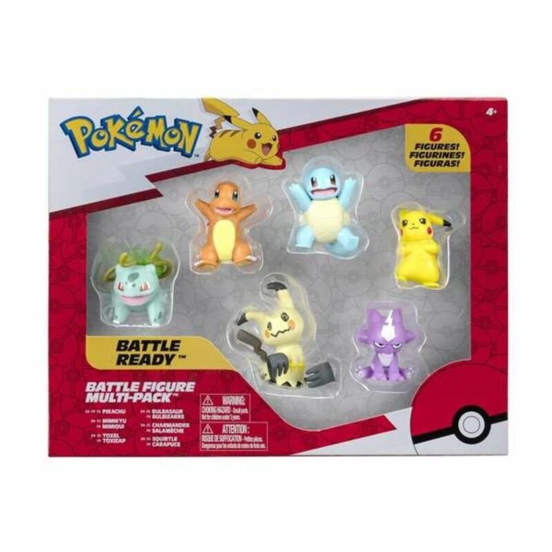 Pokémon|Conjunto de Figuras Pokémon Battle Ready 5 cm Pokémon|Conjunto de Figuras Pokémon Battle Ready 5 cm