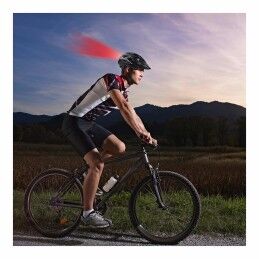 Dunlop|Capacete de Ciclismo para Adultos Dunlop M Preto Leve LED