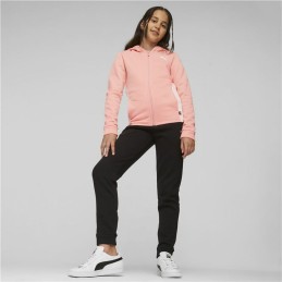 Fato de Treino Infantil Puma Hooded Sweat Preto