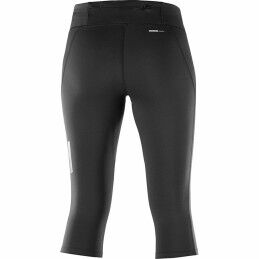 Salomon|Leggings de Desporto de Mulher Salomon Agile Mid Tight Preto