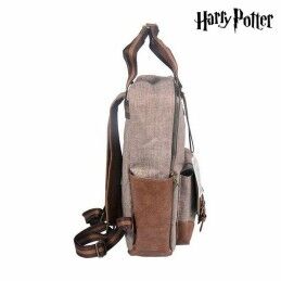 Harry Potter|Mochila Escolar Harry Potter Castanho