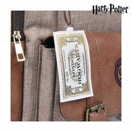 Harry Potter|Mochila Escolar Harry Potter Castanho
