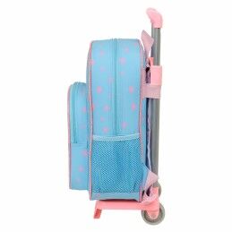 Lilo & Stitch|Mochila Escolar Lilo & Stitch Happy Azul celeste 26 x 11 x 67 cm 26 x 34 x 11 cm
