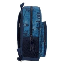 Safta|Mochila Escolar Safta New edition Azul Marinho 32 x 38 x 12 cm