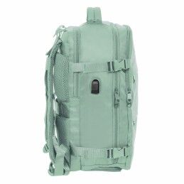 Safta|Mochila Escolar Safta Verde pastel Azul