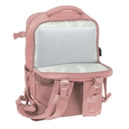 Safta|Mochila Escolar Safta Rosa Cor de Rosa